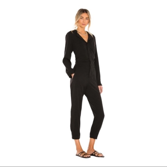 $186 LBLC The Label X Revolve Juliette Black Jumpsuit - Picture 6 of 7